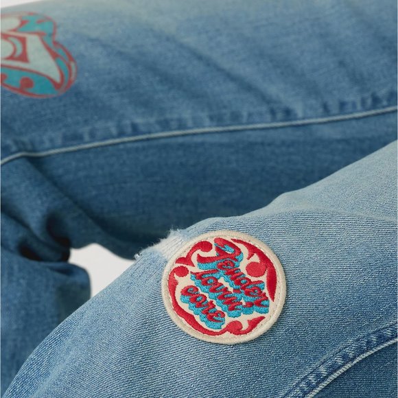 WRANGLER X FENDER WESTWARD ROCKSTAR SOUVENIR JEAN IN WORN INDIGO - Picture 6 of 9